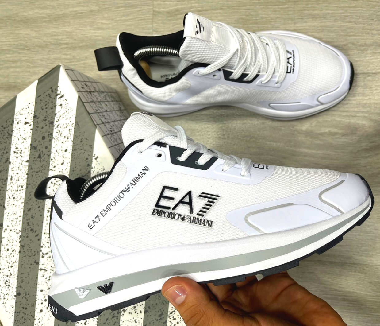 tenis emporio armani ea7 color blanco negrohombre comprar colombia tienda onlineshoppingcenterg centro de compras en linea